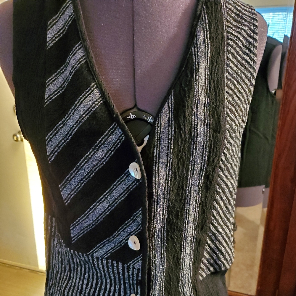 Vintage Carole Little Petites 90s Vest